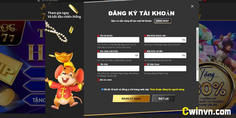 Chi tiết thao tác mở tài khoản AOG777 cực đơn giản Chi tiết thao tác mở tài khoản AOG777 cực đơn giản